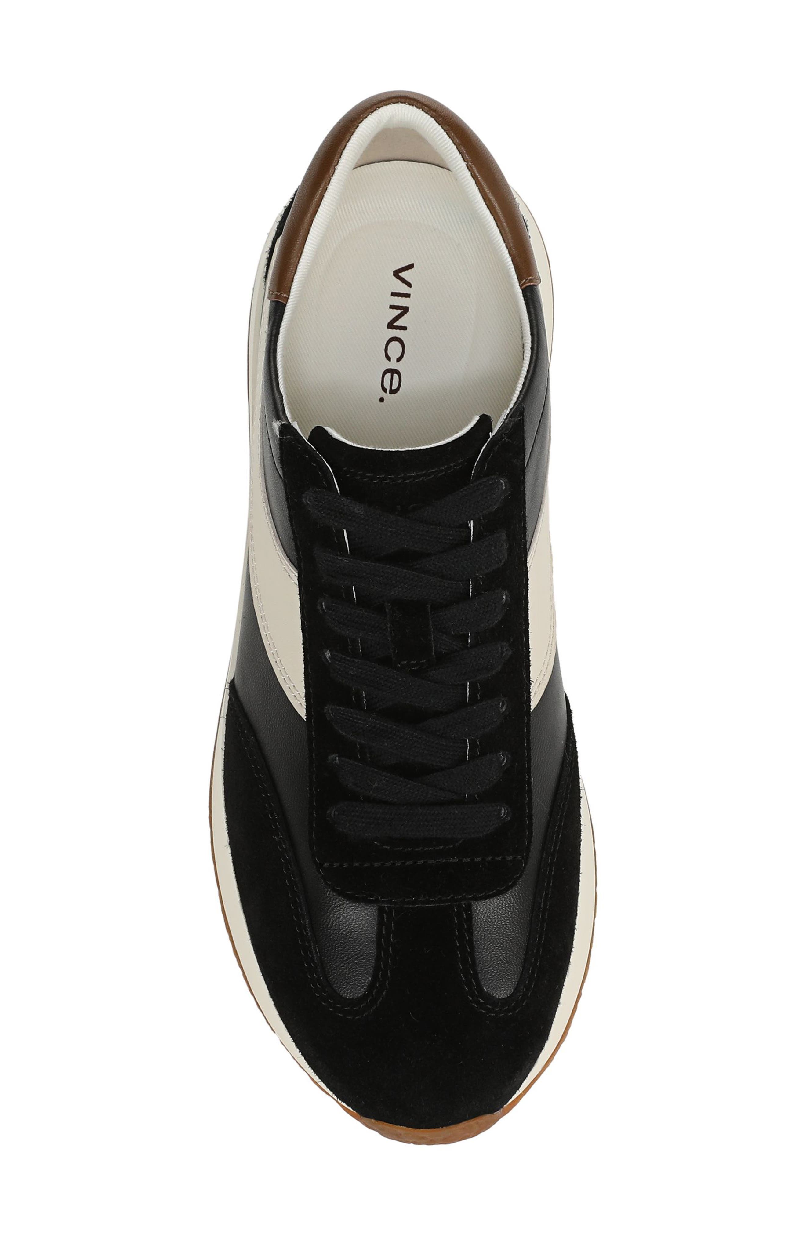 Vince Olla Runner Sneaker, Alternate, color, Black/ Moonlight