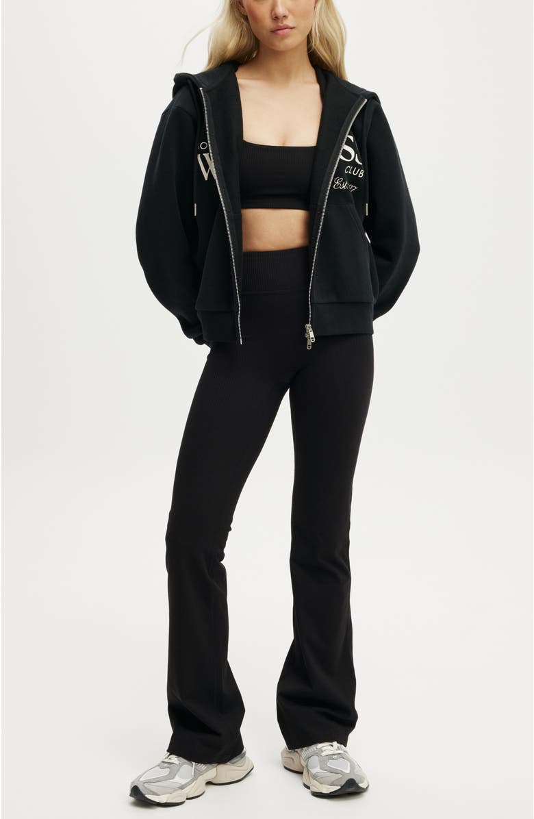 COTTON ON BODY Women's Active Plush Graphic Zip Through, Alternate, color, 