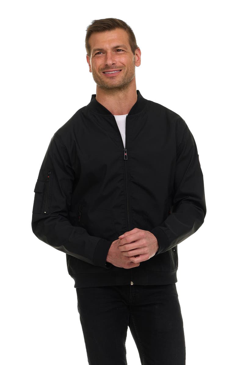 CANADA WEATHER GEAR Men's Water Resistant Microfiber Bomber Jacket, Alternate, color, 