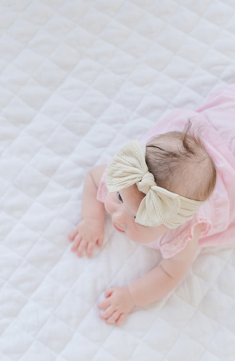 Poppyseed Play Linen Round Play Mat, Alternate, color,