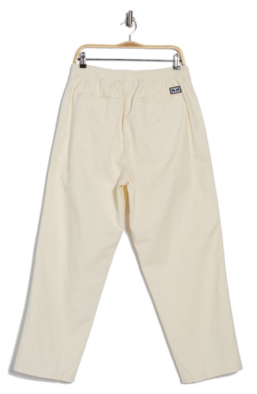 Obey Easy Twill Pants In Unbleached