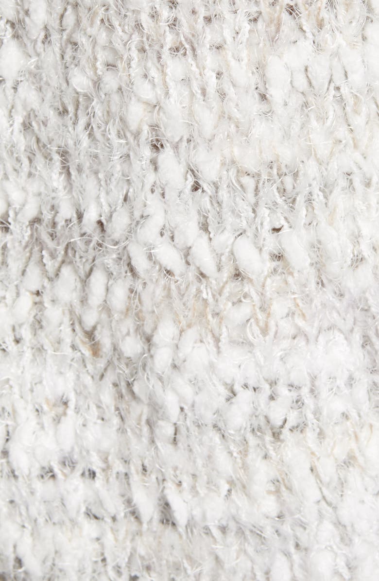 Woven Heart Hooded Cable Knit Sweater, Alternate, color, 