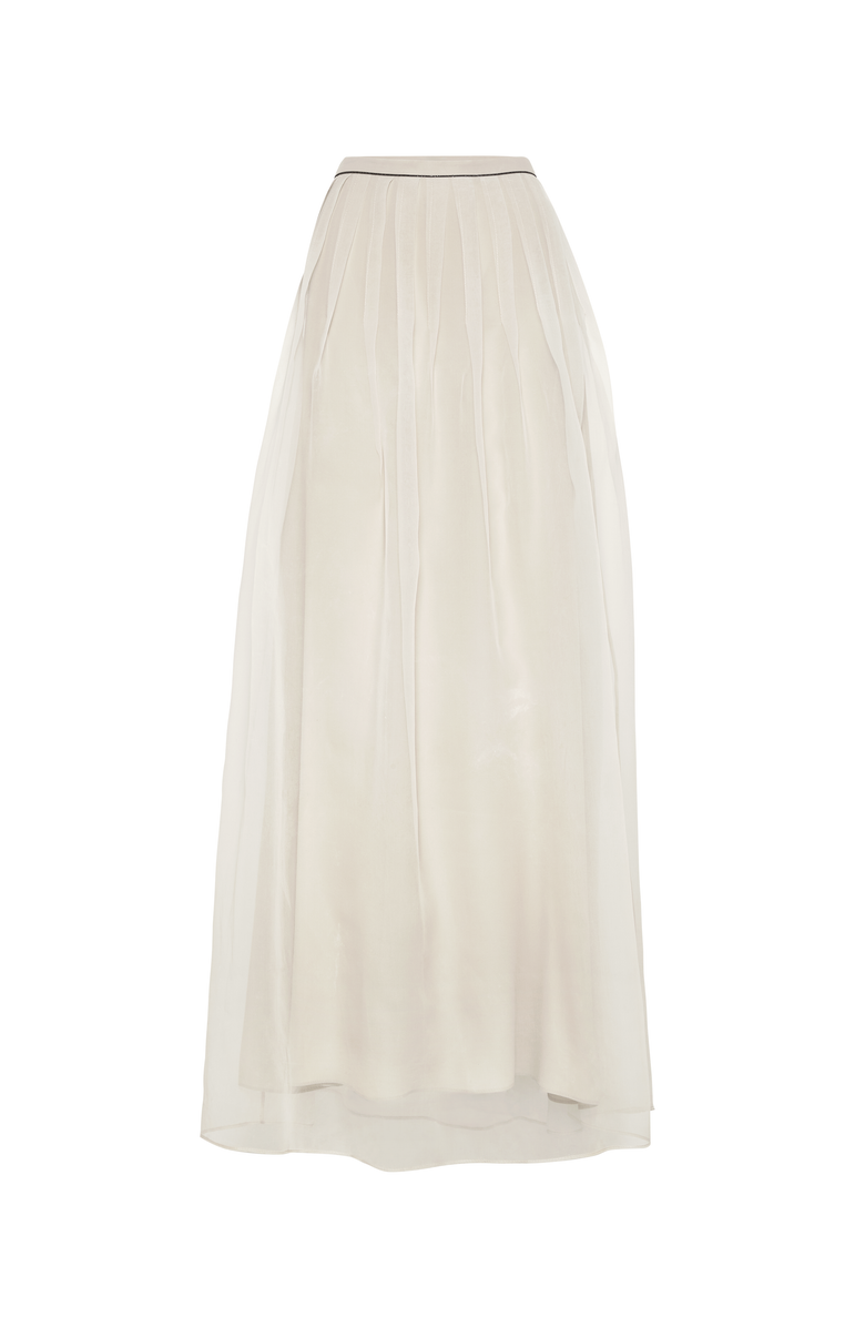 Brunello Cucinelli Pleated Maxi Skirt, Main, color, 