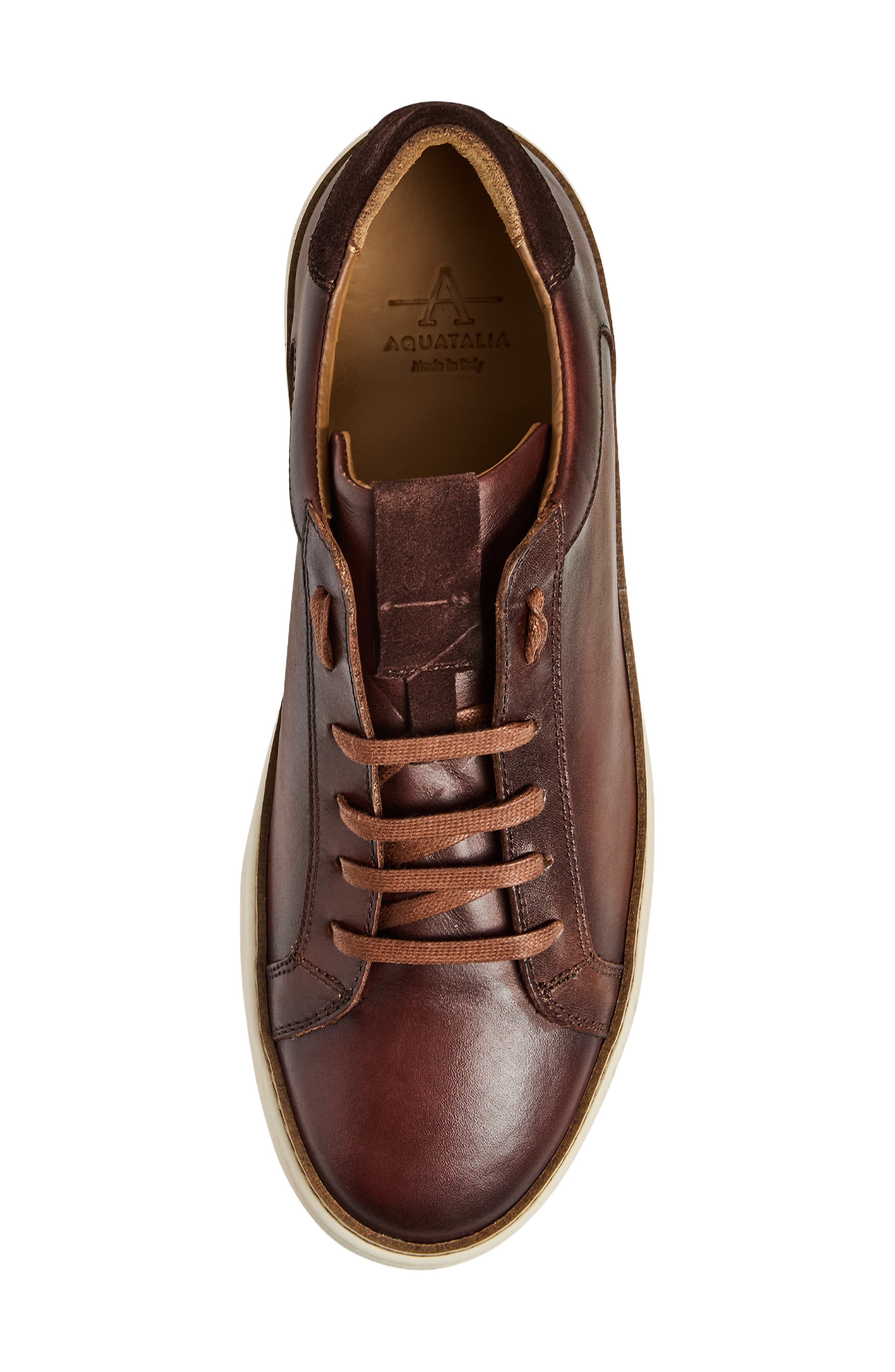 Brivio Lace-Up Sneaker, Alternate, color, BROWN CALF