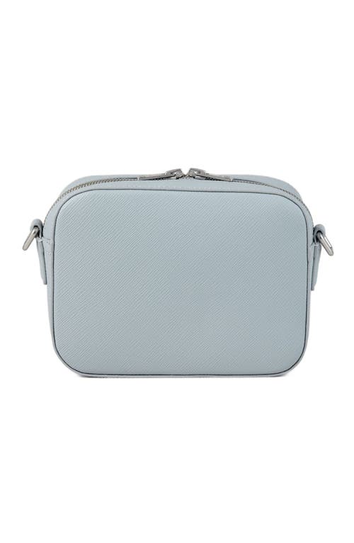Sandro Small Synthetic Leather Bag In Blue Sky