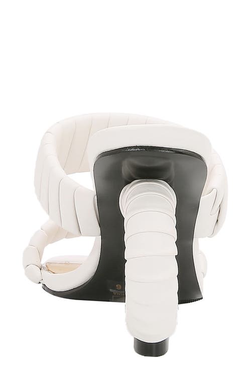 Ninety Union Ash Heeled Sandal In White