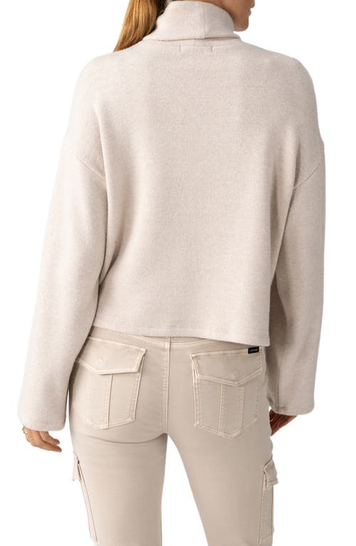 Sanctuary Cozy Metallic Turtleneck Sweater