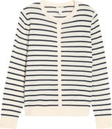 Caslon® Merino Wool Blend Crewneck Cardigan