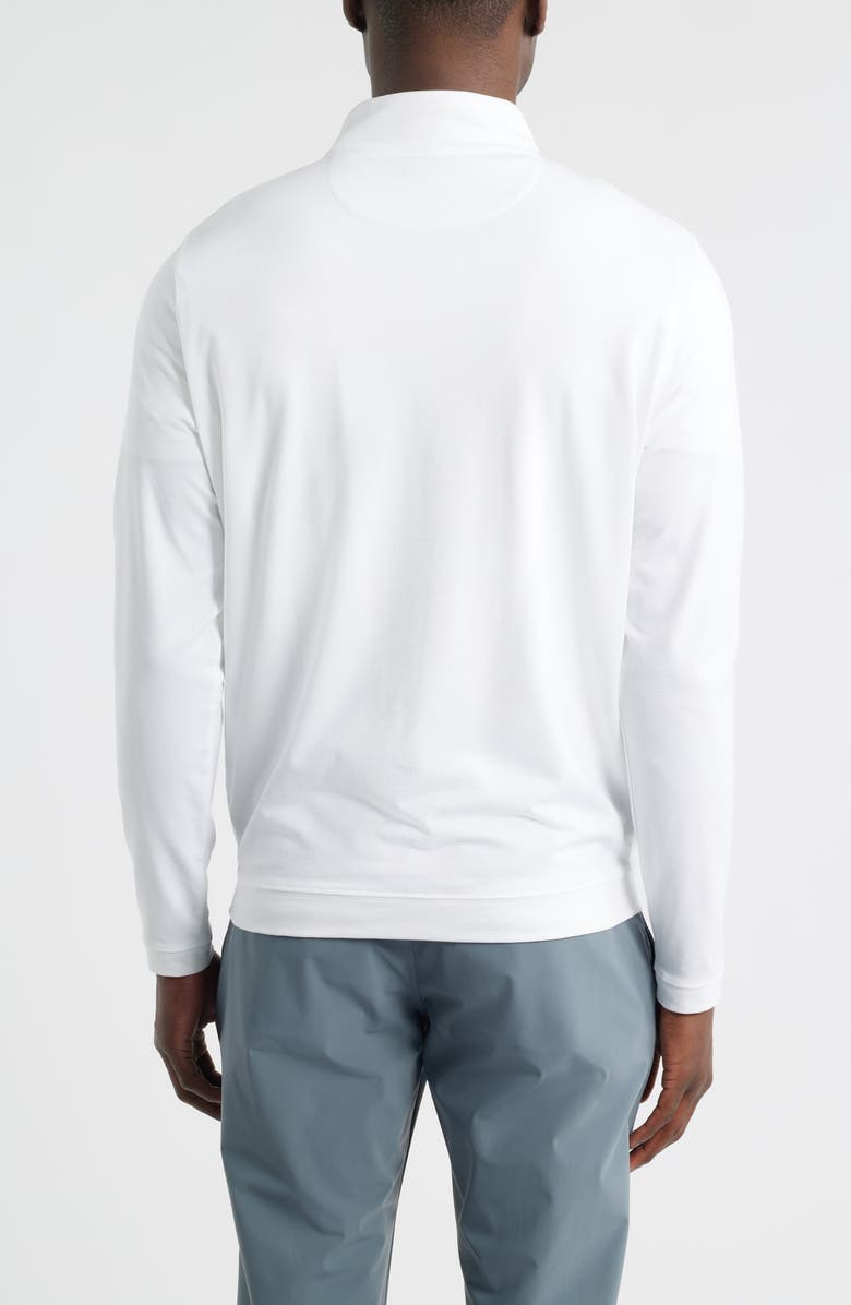 Peter Millar Crown Crafted Albatross Quarter Zip, Alternate, color, White