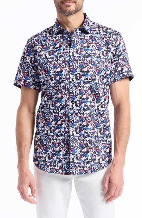 Dolwen Short Sleeve Cotton Button-Up Shirt