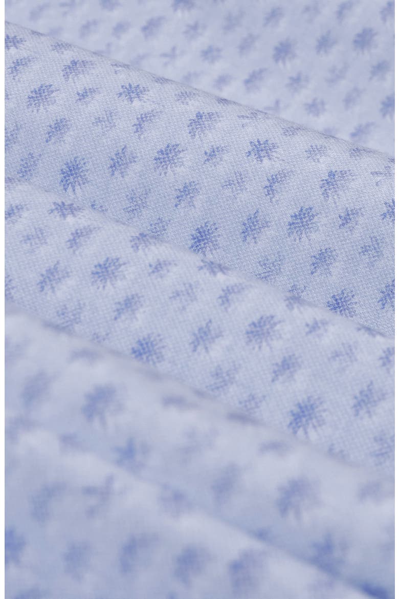 James OoohCotton® Micro Palm Tree Print Button-Up Shirt, Alternate, color, LAVENDER