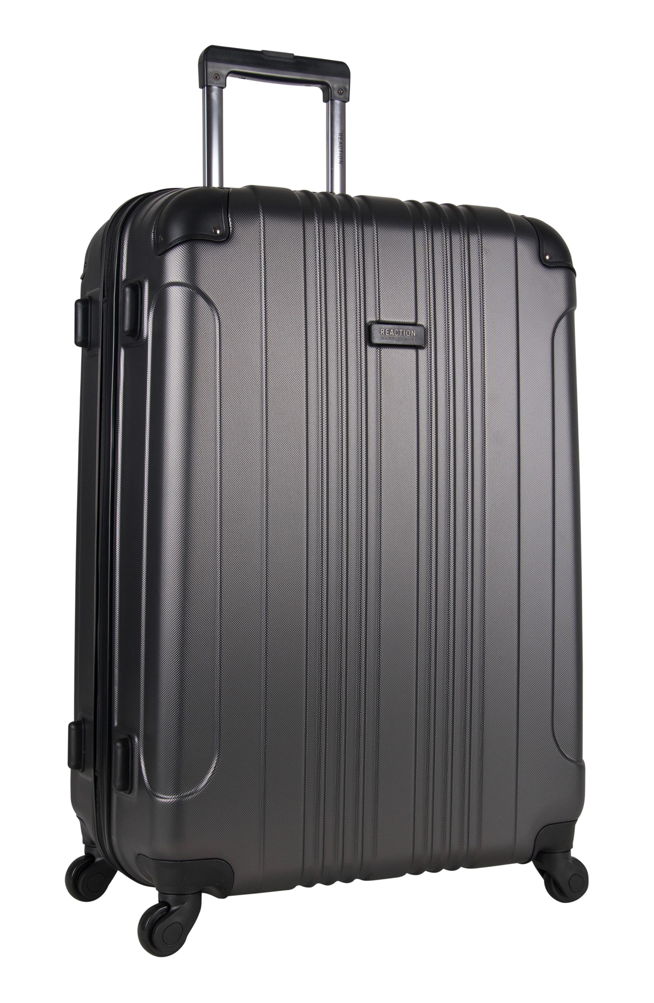 Reaction Kenneth Cole 3-Piece 4-Wheel Spinner Lightweight Luggage Set, Alternate, color, Charcoal