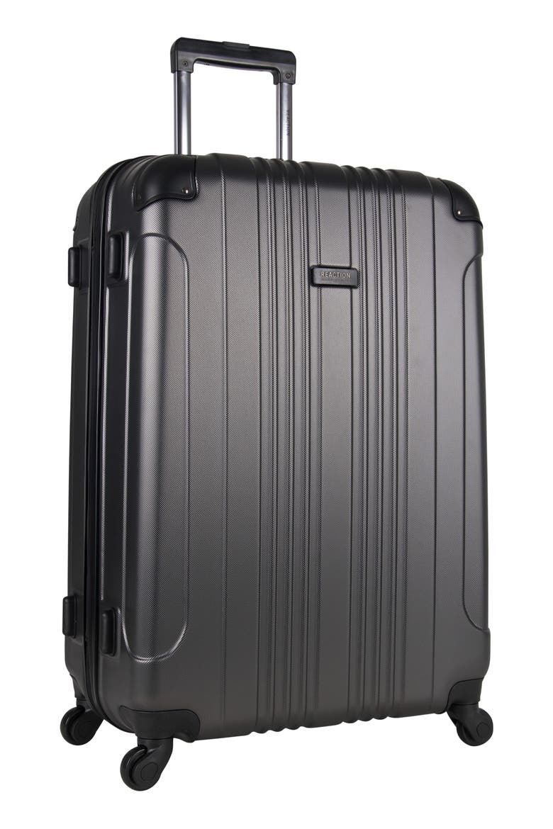 3-Piece 4-Wheel Spinner Lightweight Luggage Set, Alternate, color, CHARCOAL
