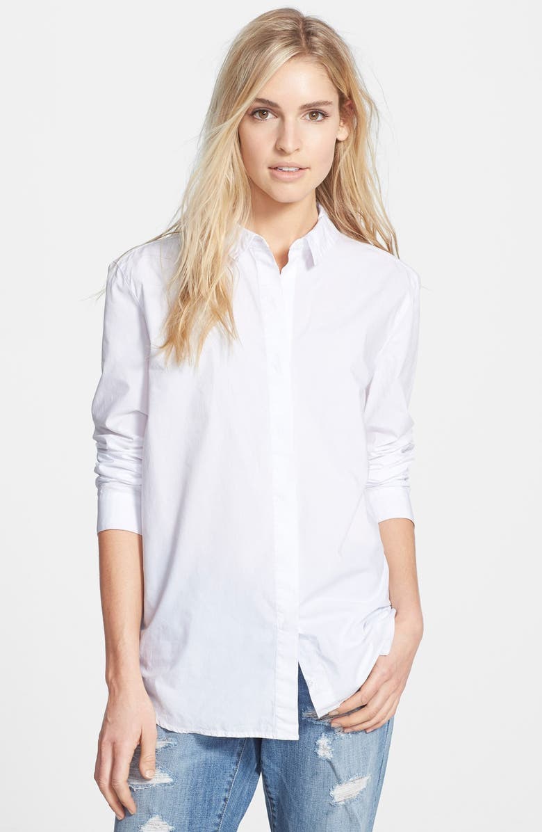 Treasure & Bond Treasure&Bond Boyfriend Poplin Shirt, Main, color,