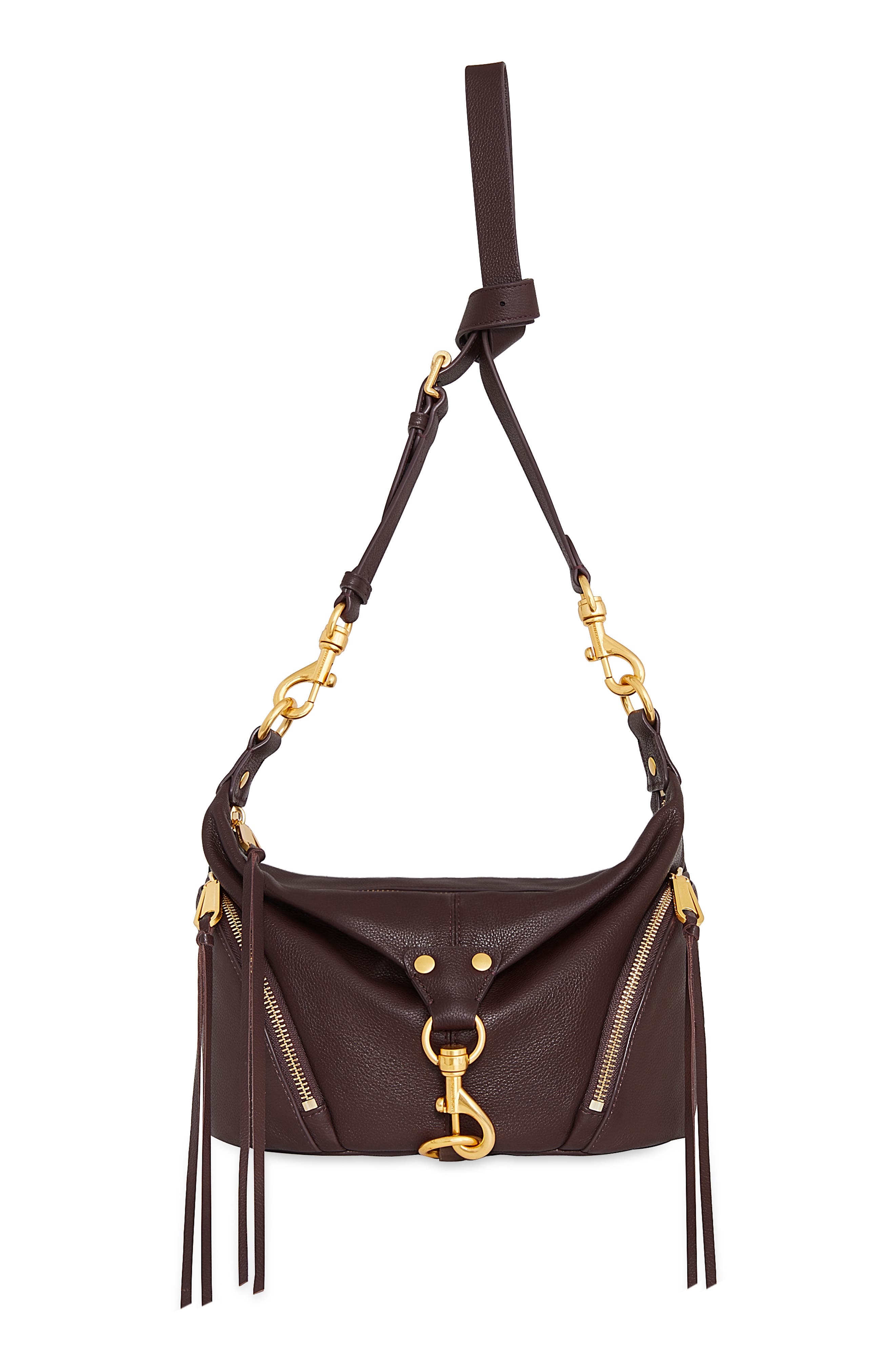 Small Julian Leather Crossbody, Main, color, CIGARO
