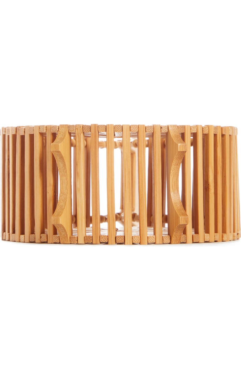 Cult Gaia Zaha Top Handle Bamboo Bag, Alternate, color,