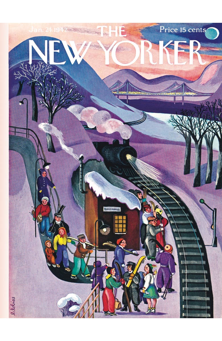 NEW YORK PUZZLE COMPANY Skiing Express 500 Piece Puzzle, Alternate, color, NO COLOR