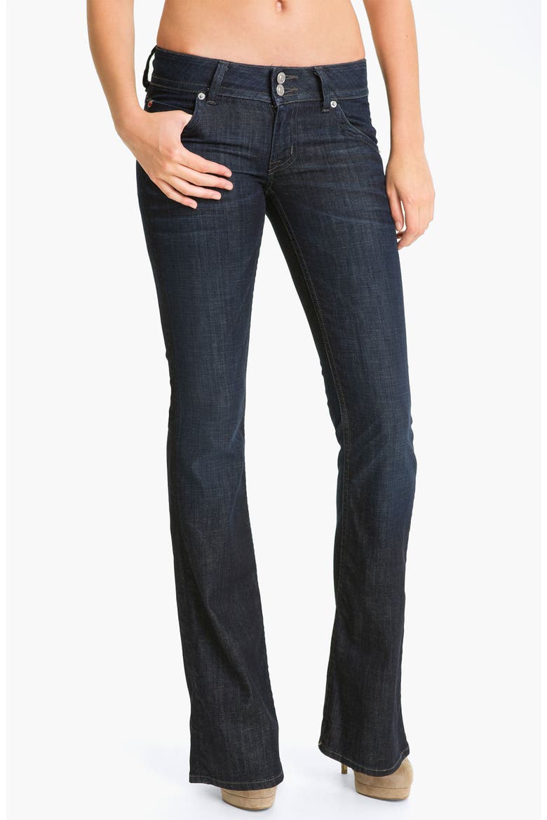 Signature Flap Pocket Bootcut Jeans, Main, color, SAVAGE