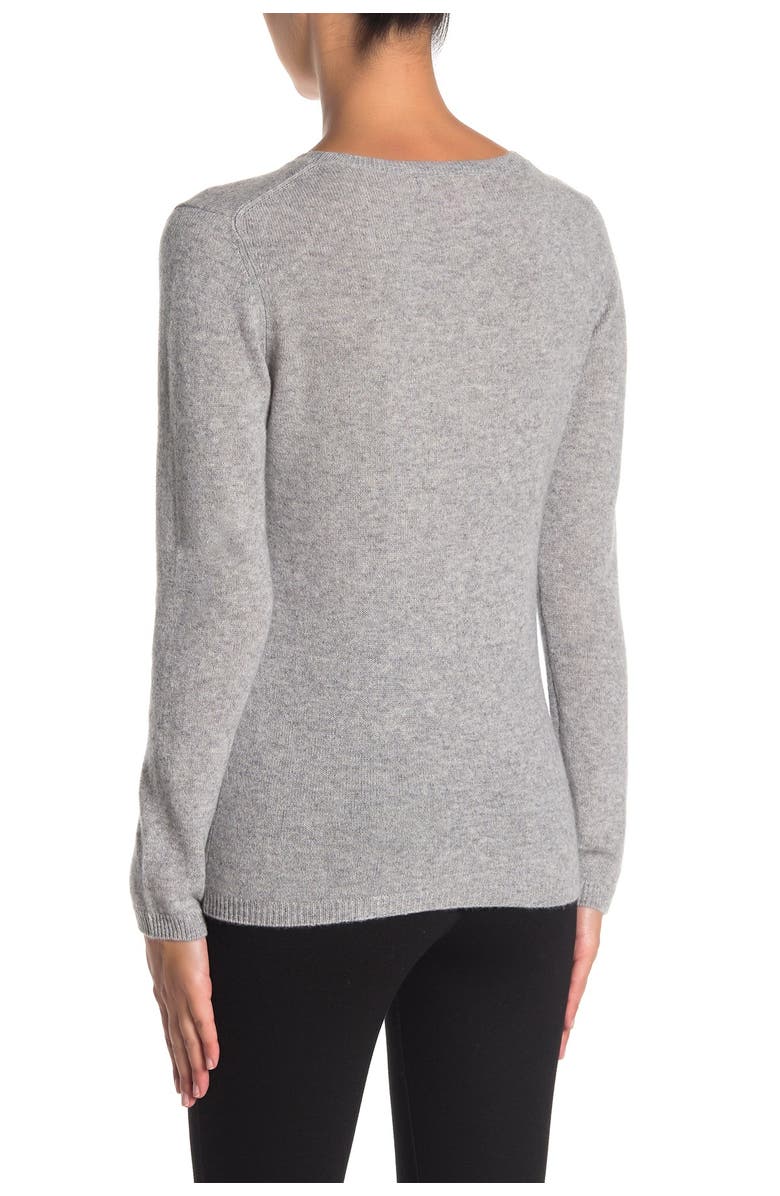 Catherine Catherine Malandrino Essential Crew Neck Cashmere Sweater, Alternate, color,
