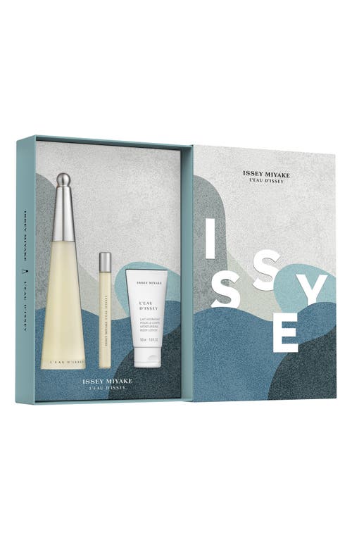 Issey Miyake L'eau D'issey Eau De Toilette Gift Set $176 Value In Transparent