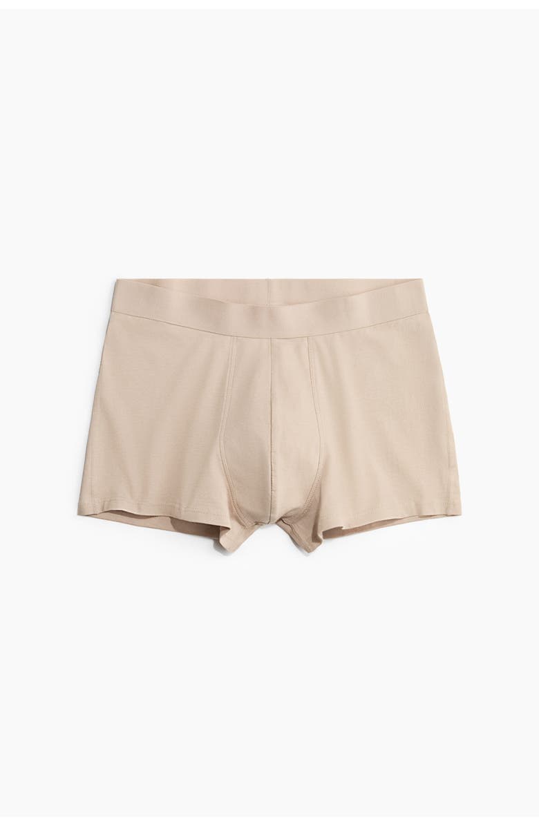 H&M 5-pack Short Trunks With Lycra<sup>®</sup>, Alternate, color, Beige/Dark Brown