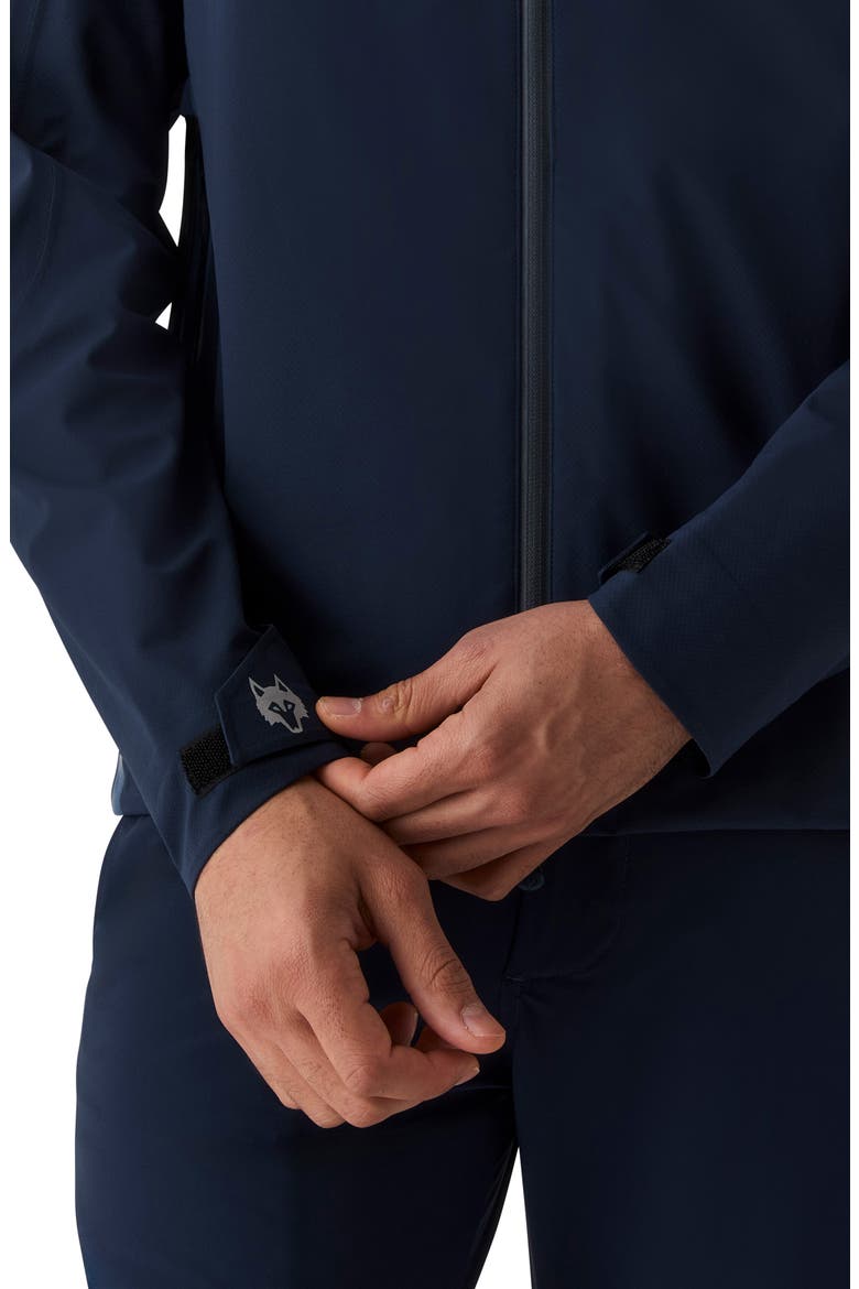 Chenoa Water Resistant Hooded Jacket, Alternate, color, MALTESE BLUE