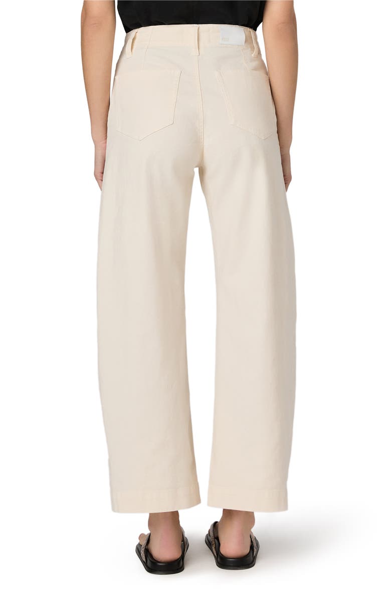 PAIGE Arellia Tie Waist Ankle Pants, Alternate, color, Quartz Sand