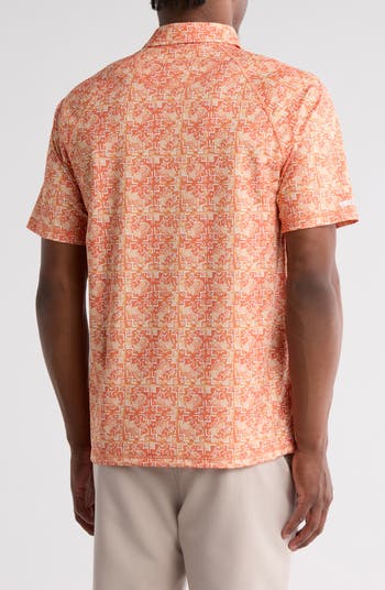Hibiscus Tiles Polo