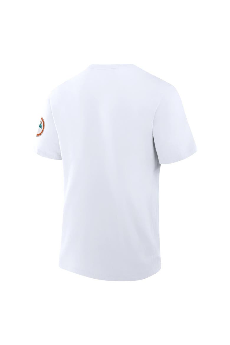 Men's Fanatics White Miami Dolphins Elevated Classic Legacy T-Shirt, Alternate, color, White