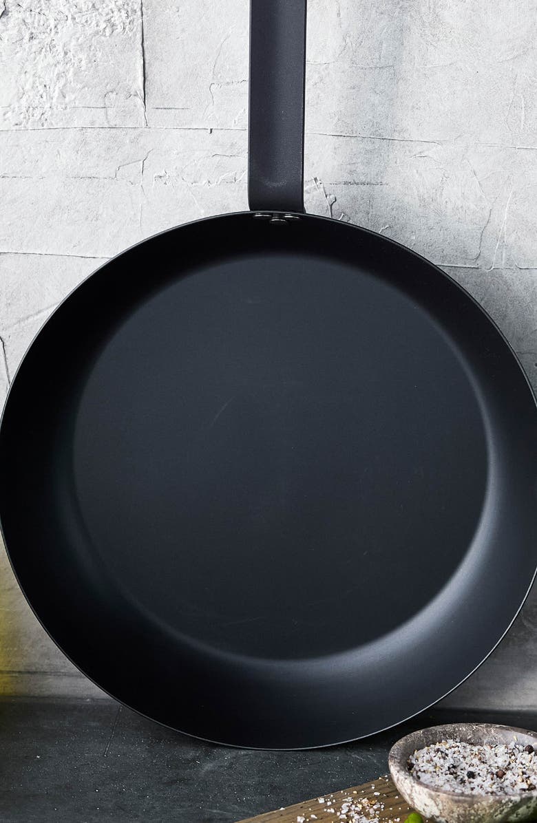 GreenPan Bobby Flay by GreenPan 12-Inch Carbon Steel Frypan, Alternate, color, Black