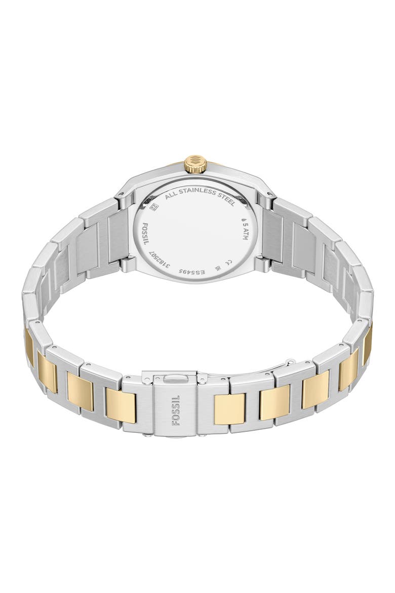 Small Everett Bracelet Watch, 27mm, Alternate, color, TWO TONE/ BLACK