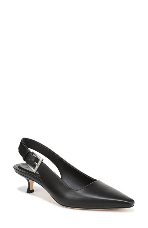 Shasta Kitten Heel Slingback Pump (Women)