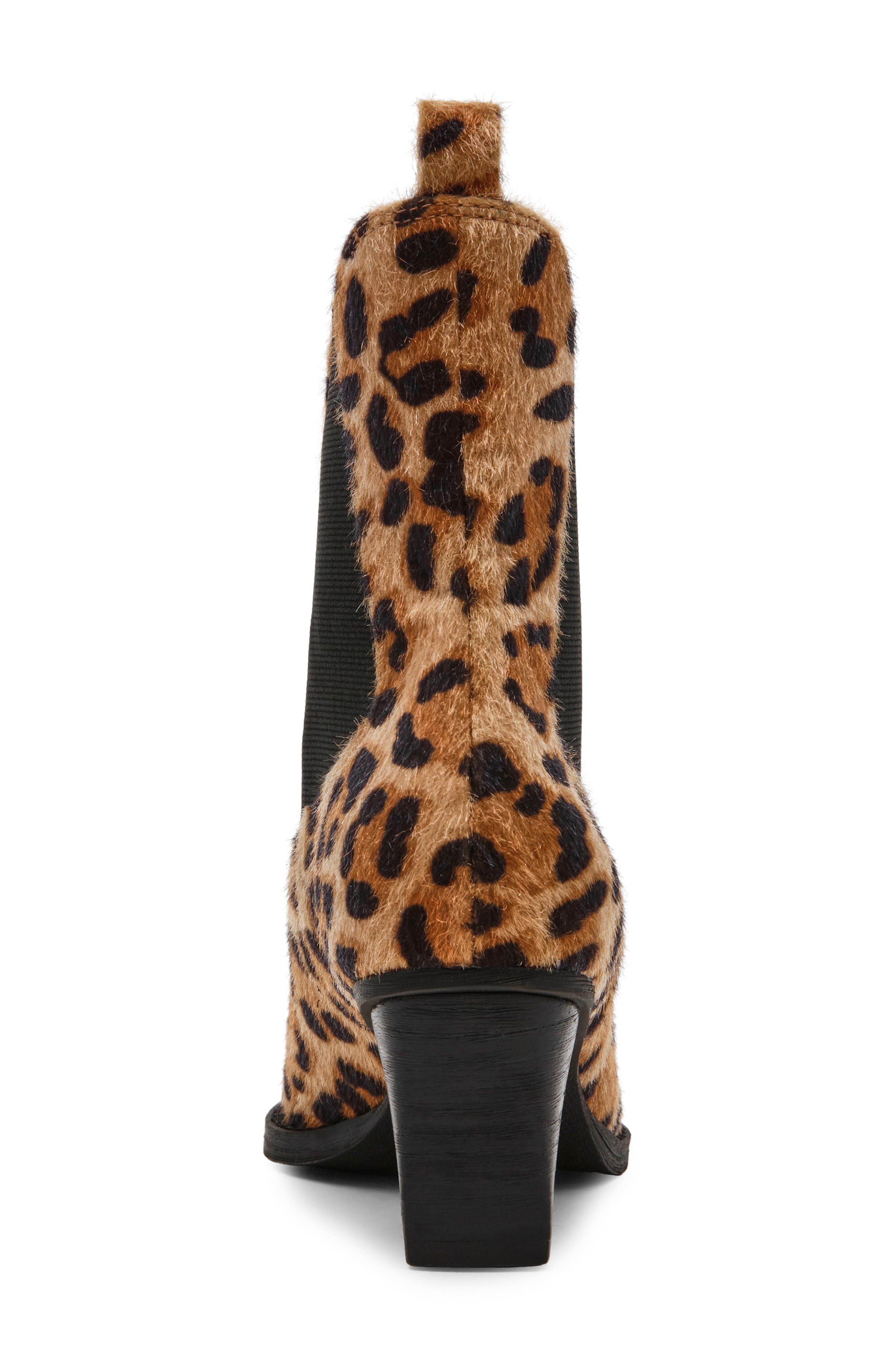 DV by Dolce Vita Jerica Chelsea Bootie, Alternate, color, Leopard Calf Hair