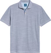johnnie-O Thatcher Stripe Cotton Blend Polo
