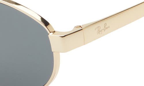 Ray Ban Ray-ban 55mm Oval Sunglasses In Blue