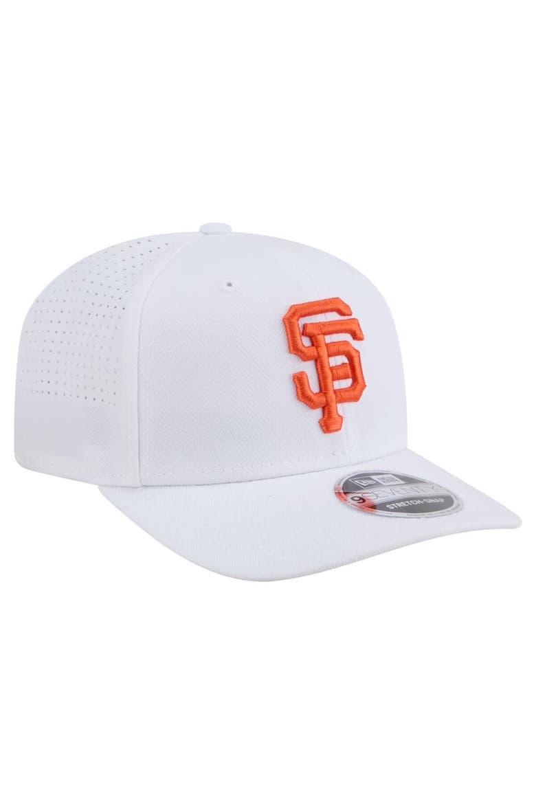 Men's New Era White San Francisco Giants COOLERA 9SEVENTY Adjustable Hat, Alternate, color, White