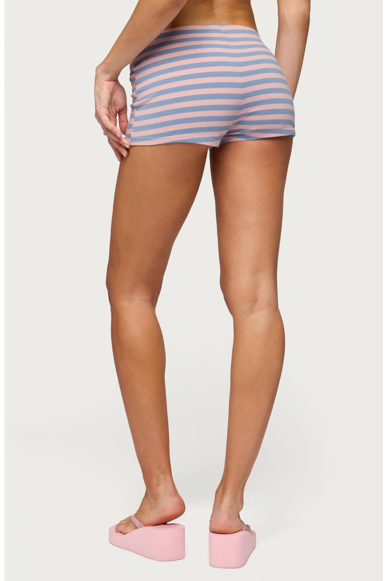 Isara Stripe Mini Shorts, Alternate, color, LIGHT-PINK-AND-BLUE