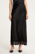 Favorite Daughter The Lacy Favorite Satin Maxi Skirt