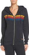 Aviator Nation 5-Stripe Zip Hoodie