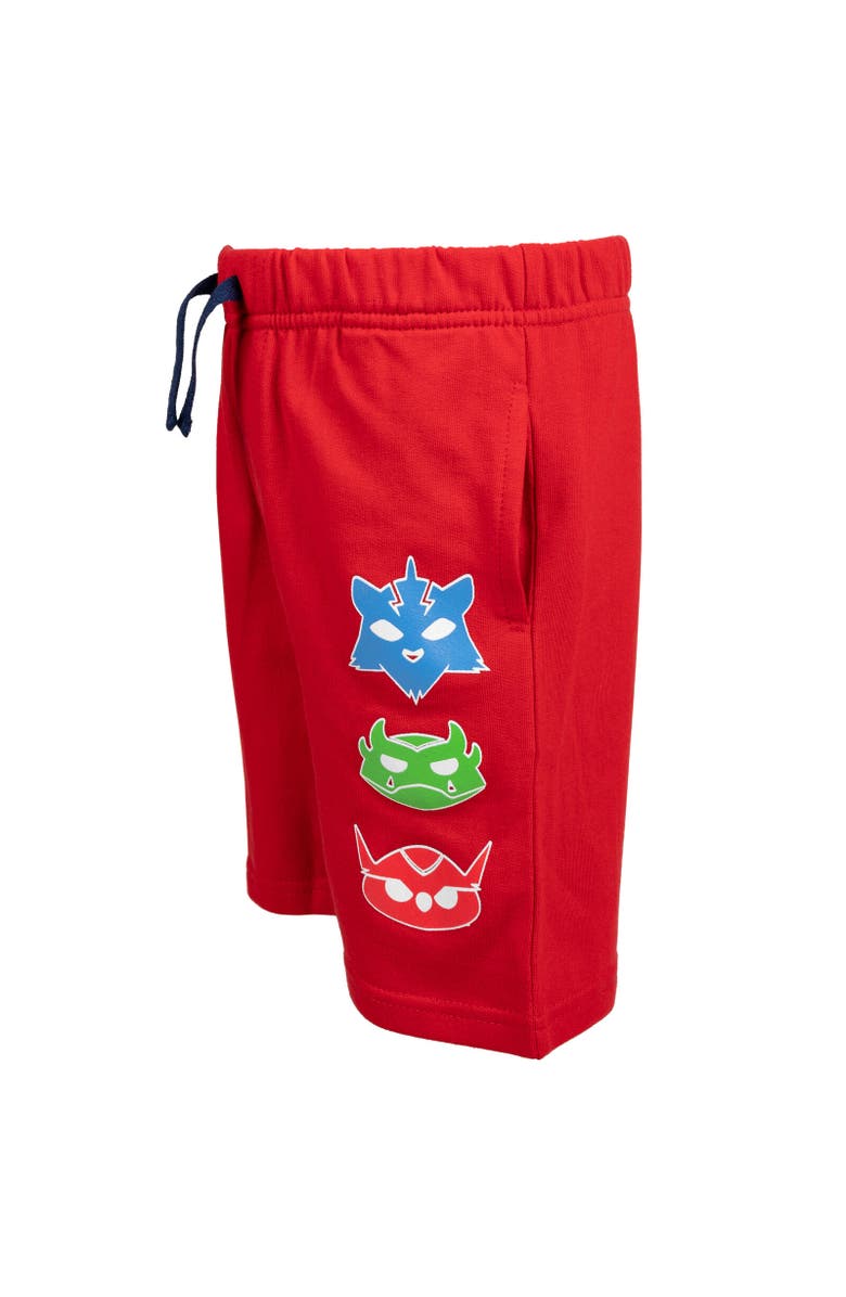 PJ MASKS 3pc Tank Top, Tee & Shorts Set, Alternate, color, Multicolor
