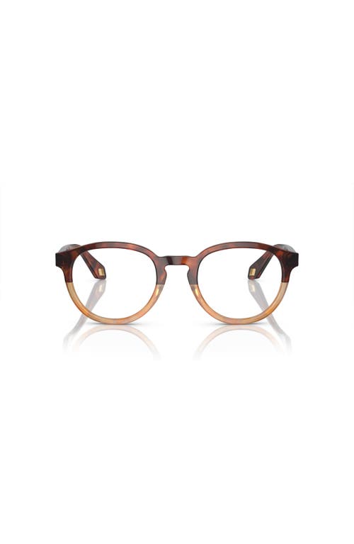 Giorgio Armani 50mm Phantos Optical Glasses In Brown