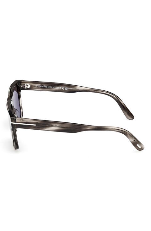 Calder 55mm Square Sunglasses