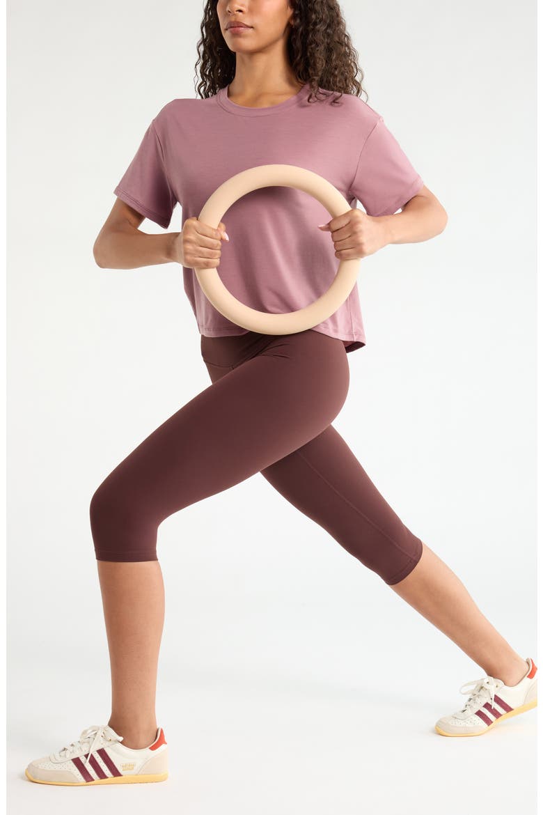 Breathe Performance T-Shirt, Alternate, color, PURPLE SHAKE