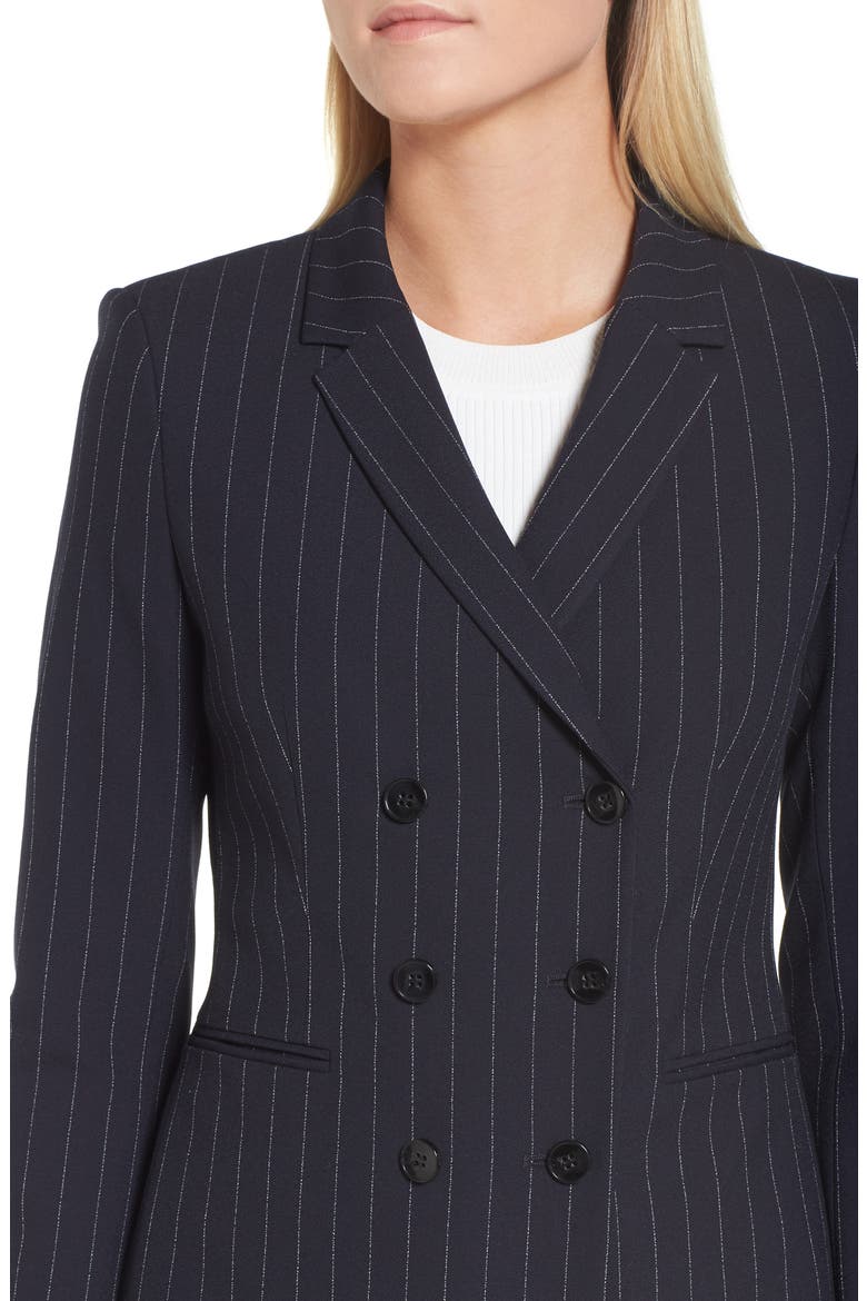 Jelaya Double Breasted Suit Jacket, Alternate, color, NAVY FANTASY