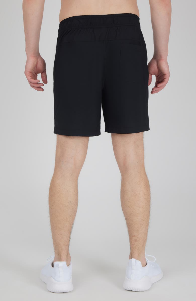 90 DEGREE BY REFLEX Stretch Tech Knit Active Shorts, Alternate, color,