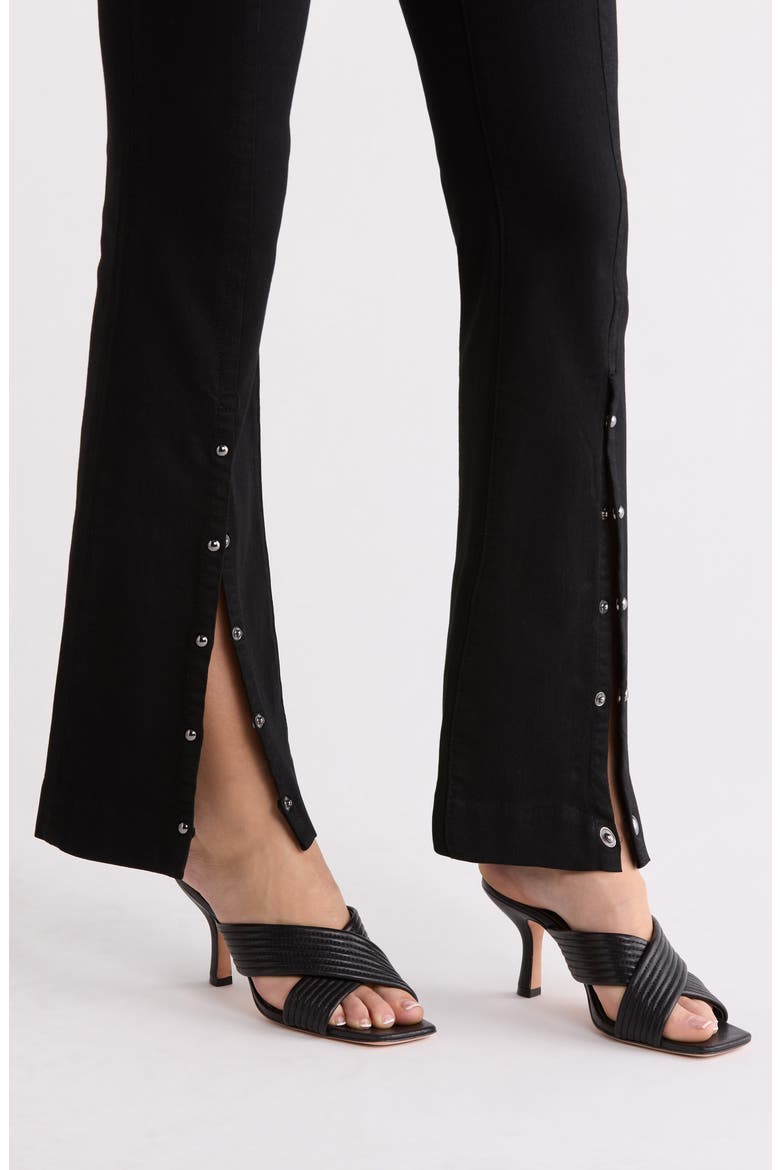Manhattan High Waist Bootcut Jeans, Alternate, color, BLACK SHADOW