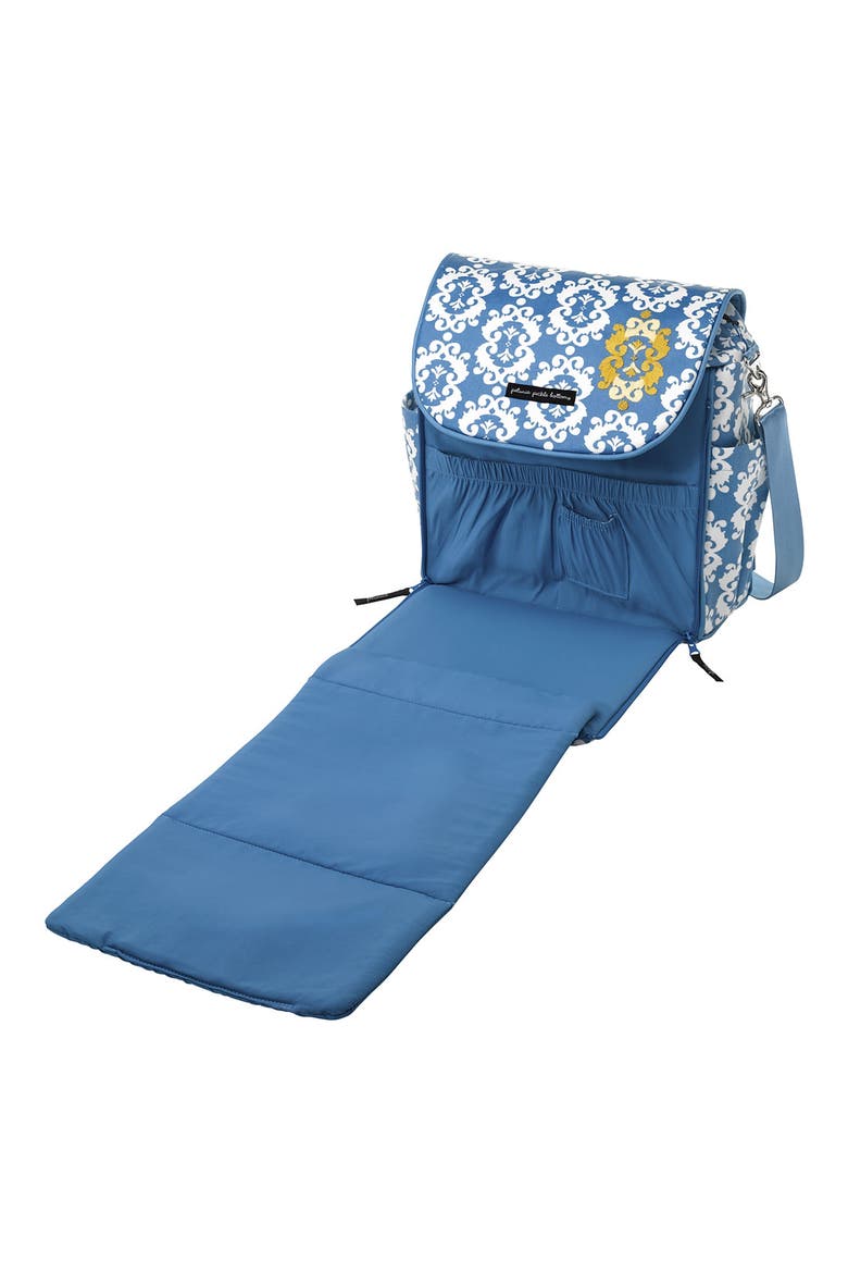 'Boxy Glazed' Diaper Bag, Alternate, color, IDYLLIC IBIZA