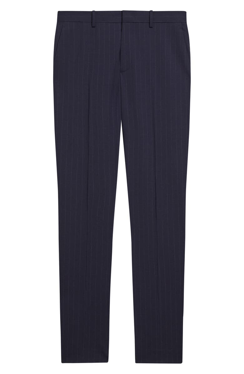 Theory Mayer Pinstripe Slim Fit Stretch Wool Dress Pants, Alternate, color, 