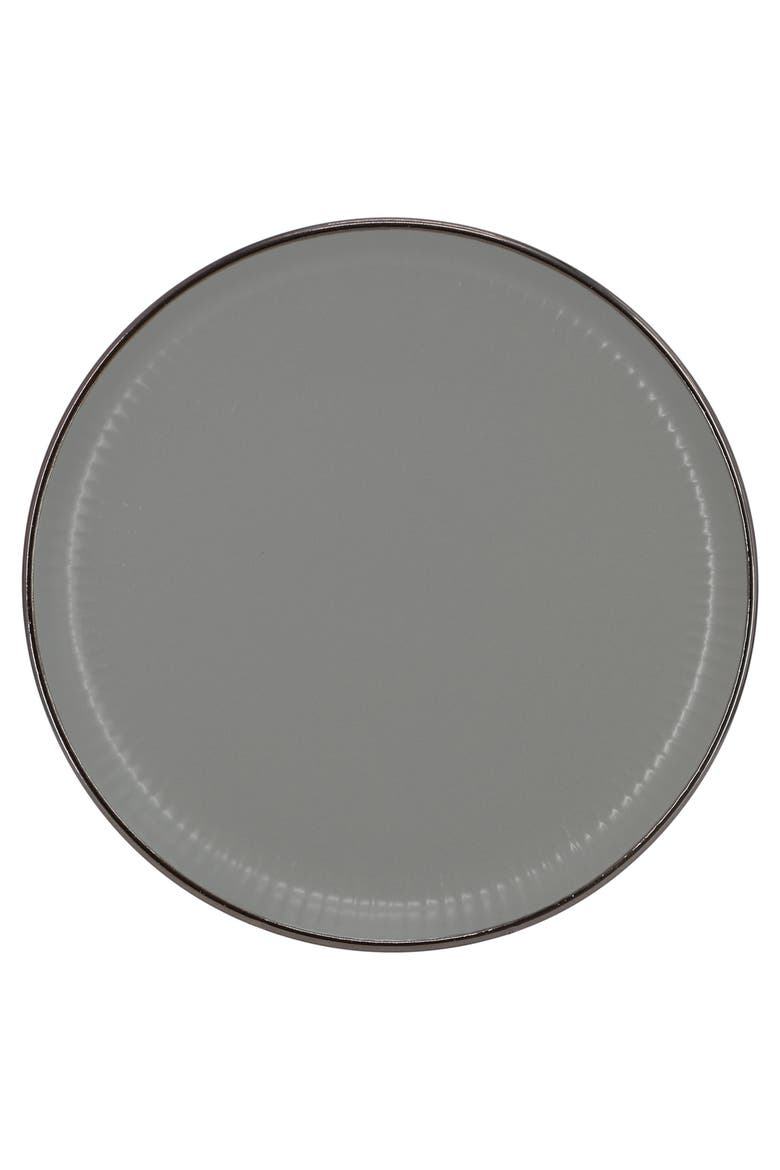 Leo 16 Piece Stoneware Dinnerware Set, Alternate, color, Dark Gray
