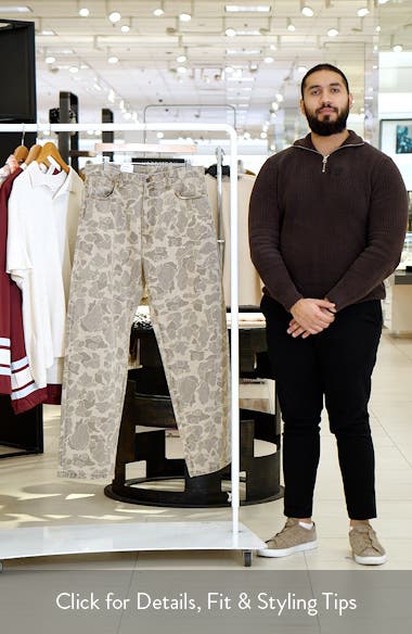 Carhartt Work In Progress Duck Landon Camo Loose Tapered